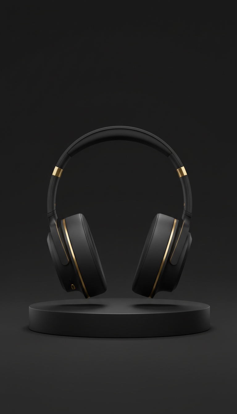 Matte Black Limited Wireless Headphones