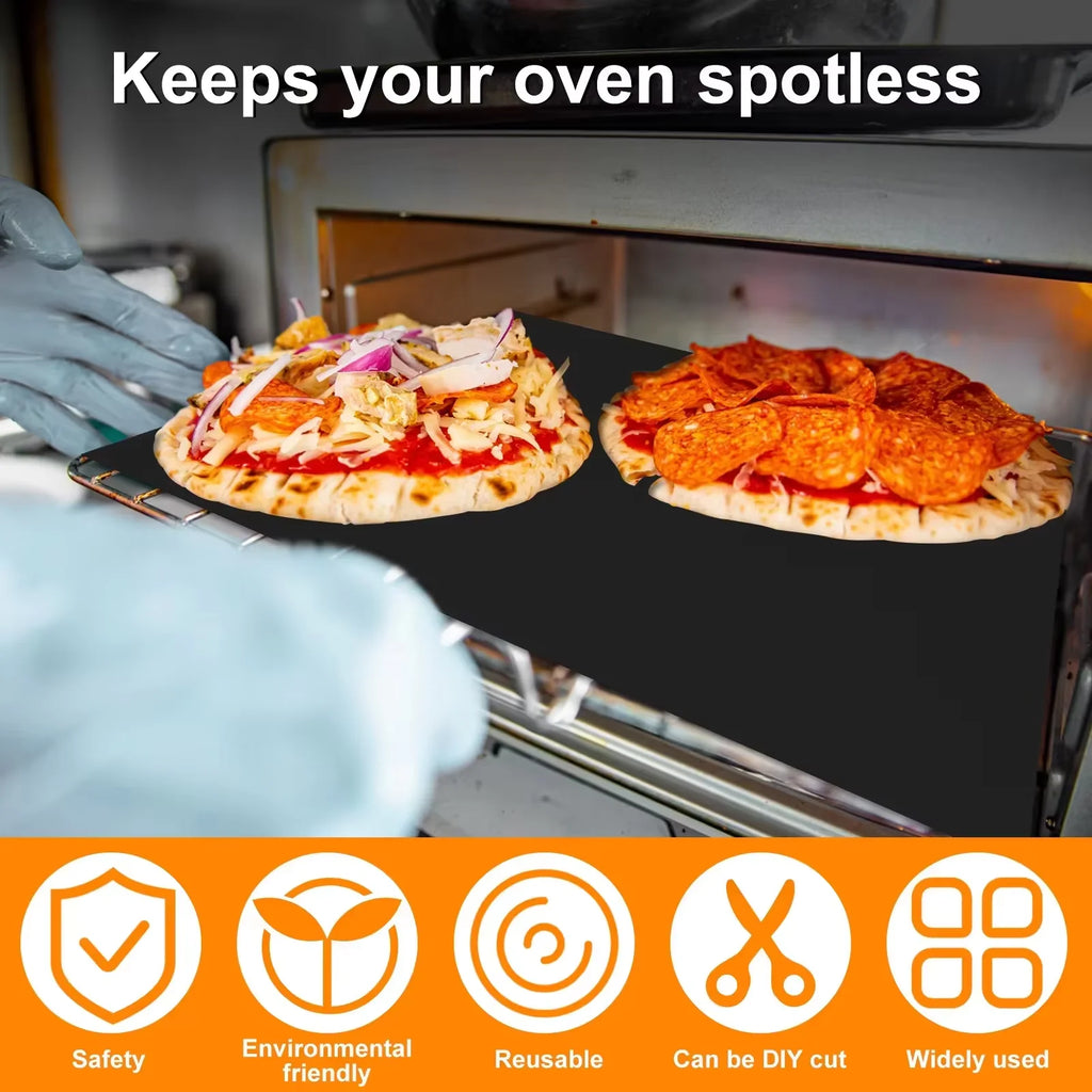 1-10PCS 40X50/33X40Cm Oven Liners Grill Mat Onstick BBQ Grill Liners Reusable Arbecue Baking Liners Cook Pad Microwave Oven Tool