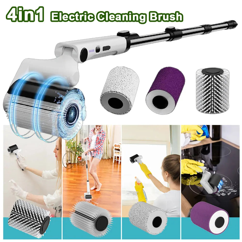 BBQ Grill Brush 3-Speed Settings Electric Grill Brush,180° Adjustable Head,90 Mins Grill Cleaner for Outdoor Griddles Smokers