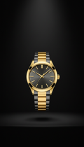 Gold-Accented Chronograph Wristwatch