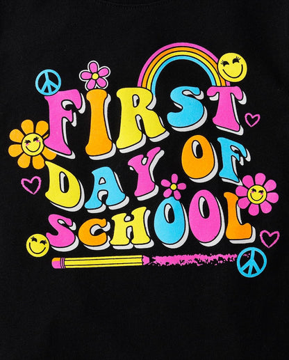 ,Girls,School,Learning Short Sleeve Graphic T-Shirts,3 Pack