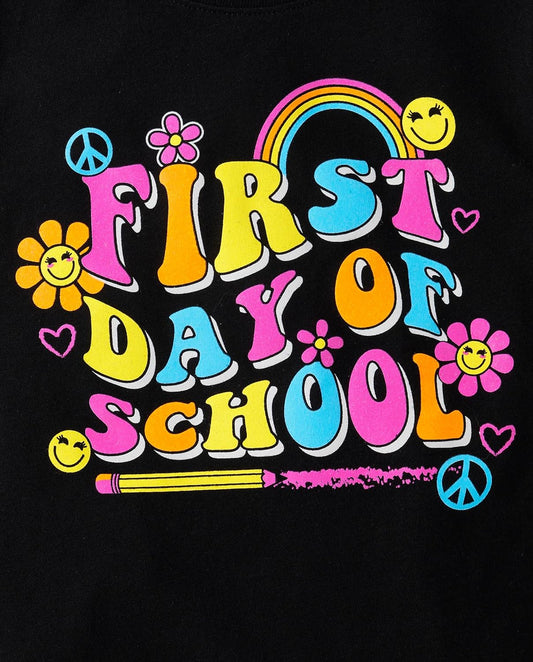 ,Girls,School,Learning Short Sleeve Graphic T-Shirts,3 Pack