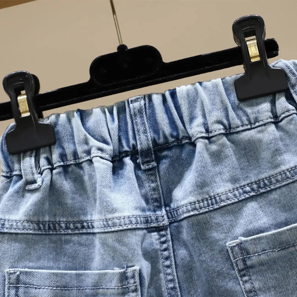 3-11Y Girl Denim Shorts 2025 Summer New Embroidery Flowers Grls Outer Pants Teenager Shorts Kids Baby Shorts