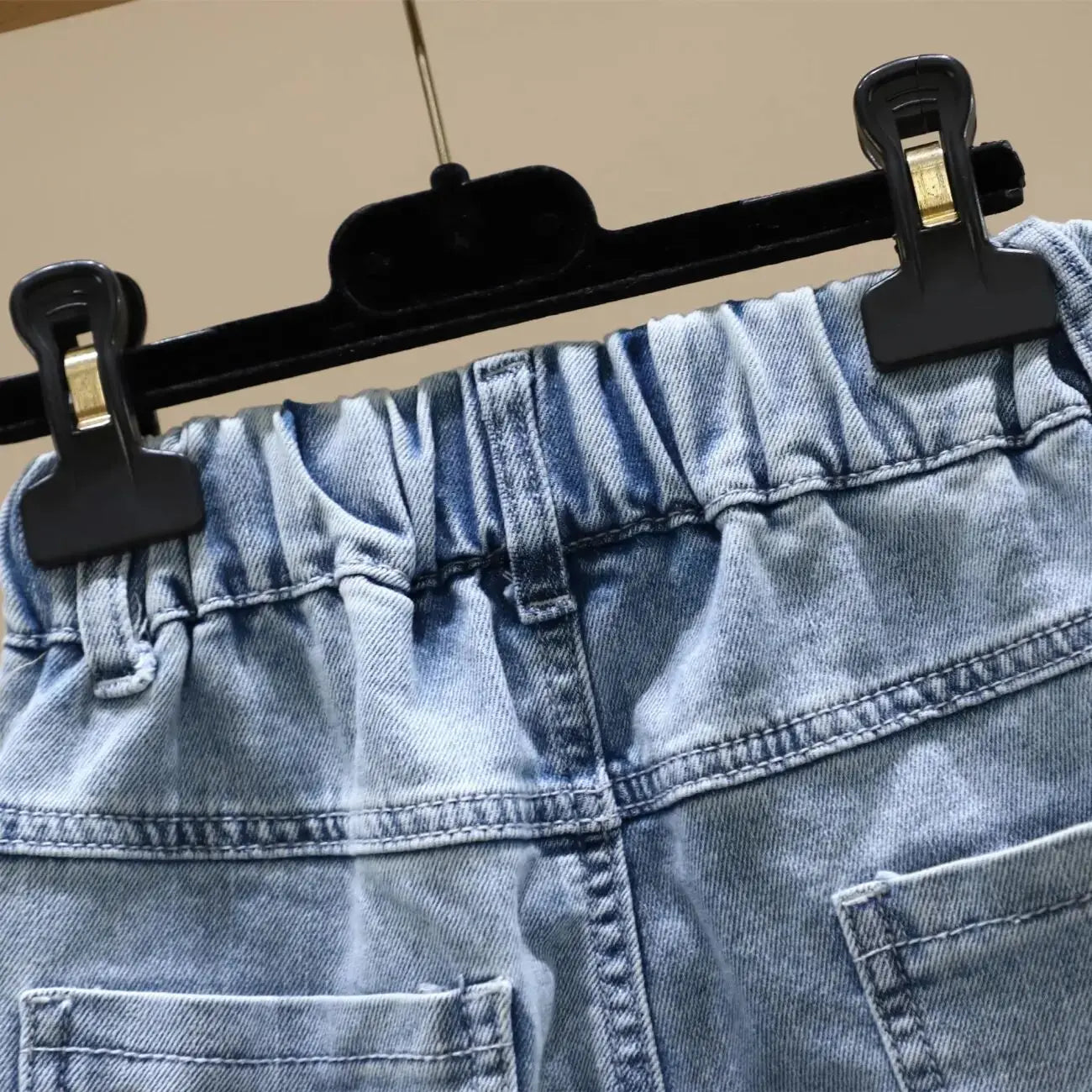 3-11Y Girl Denim Shorts 2025 Summer New Embroidery Flowers Grls Outer Pants Teenager Shorts Kids Baby Shorts