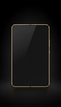 Foldable Smartphone With Gold Trim